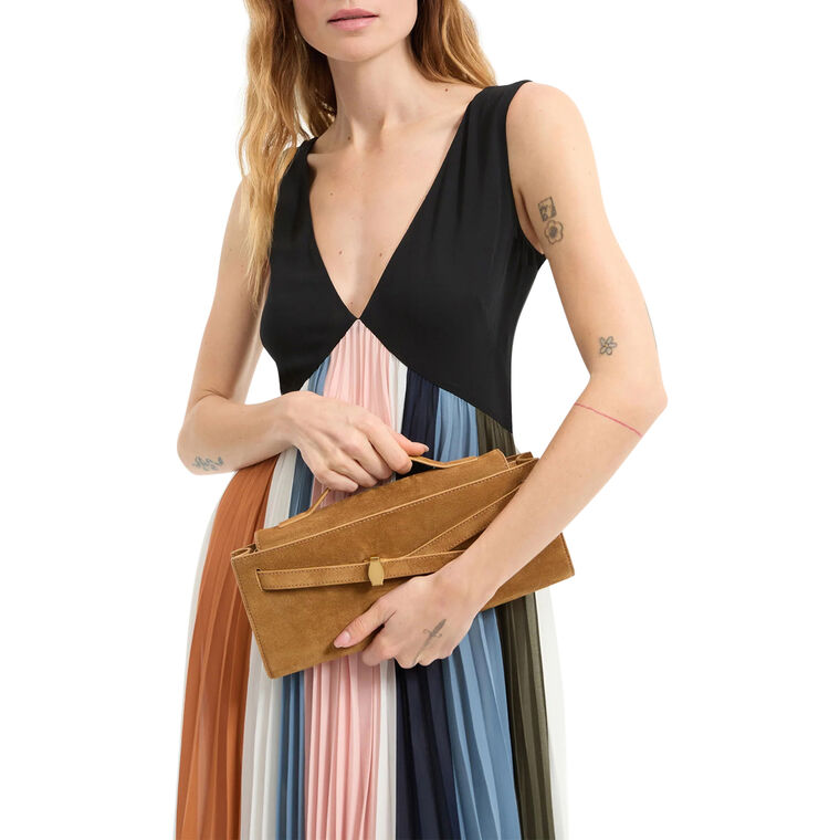 Suede Dash Clutch image number null