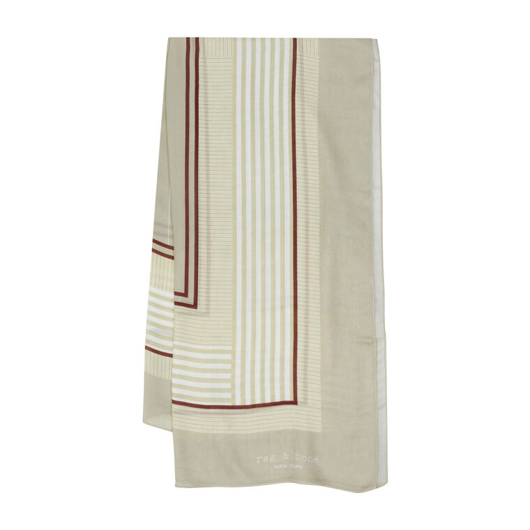 Pinstripe Square Scarf image number null