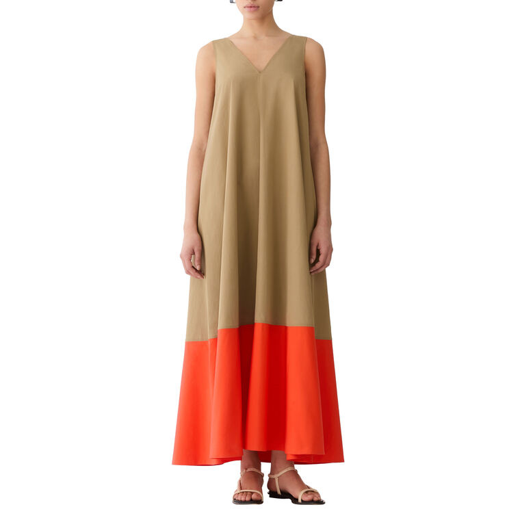 Colorblock Swing Dress image number null