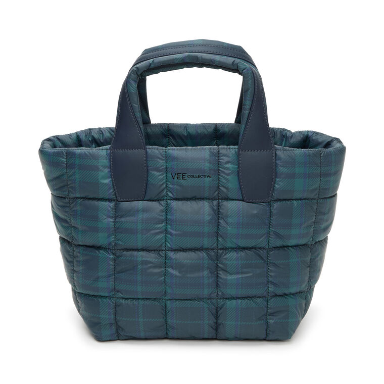 Porter Small Plaid Tote Bag image number null