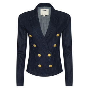 Emerson Structured Denim Blazer