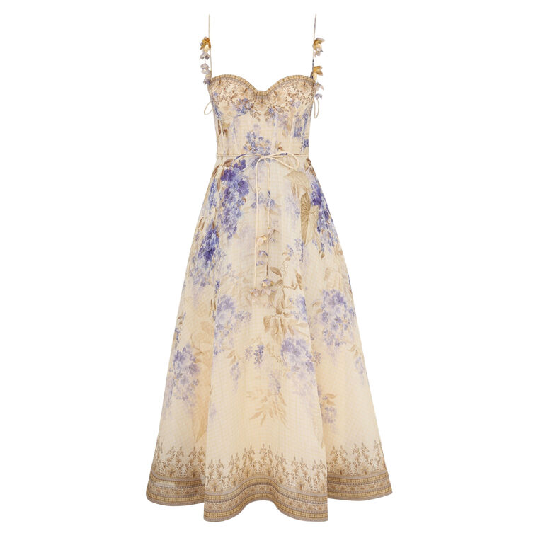 Dawning Sleeveless Midi Picnic Dress image number null