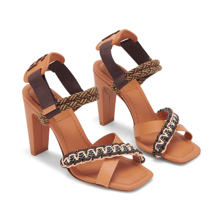 Laurel 95mm Macrame Sandal image number null