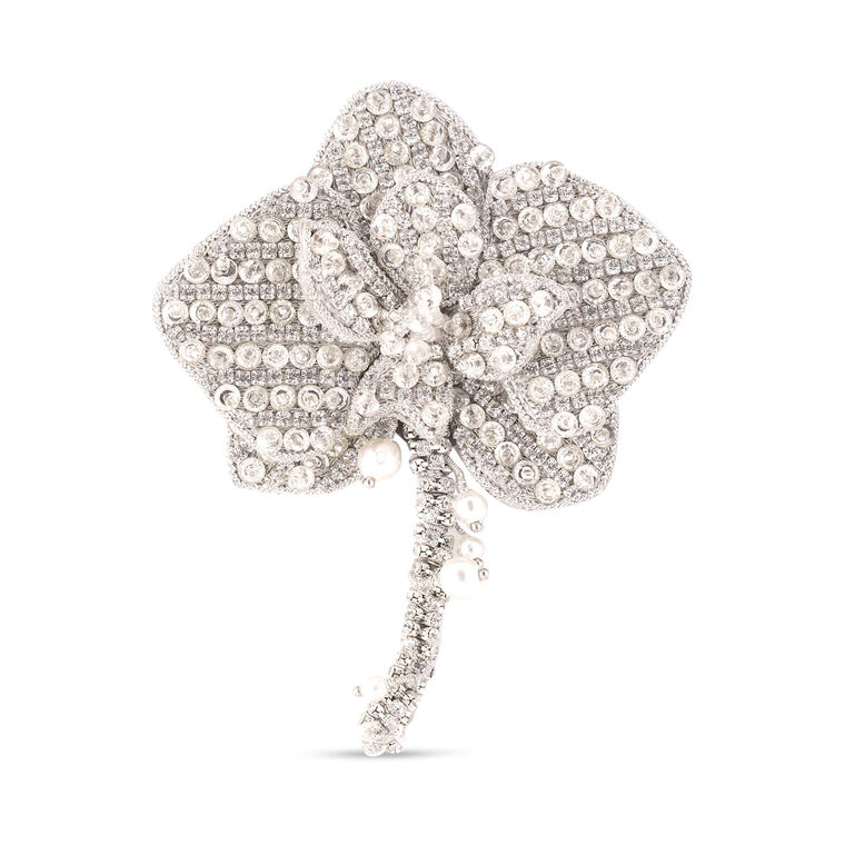 Orchid On Ice Brooch image number null