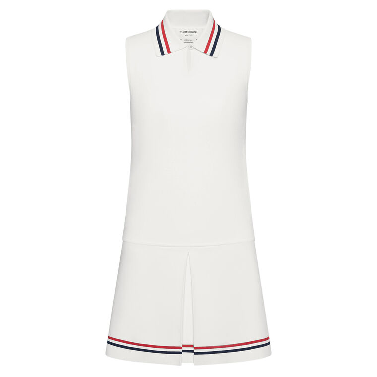 Stretch Viscose Mini Tennis Dress image number null