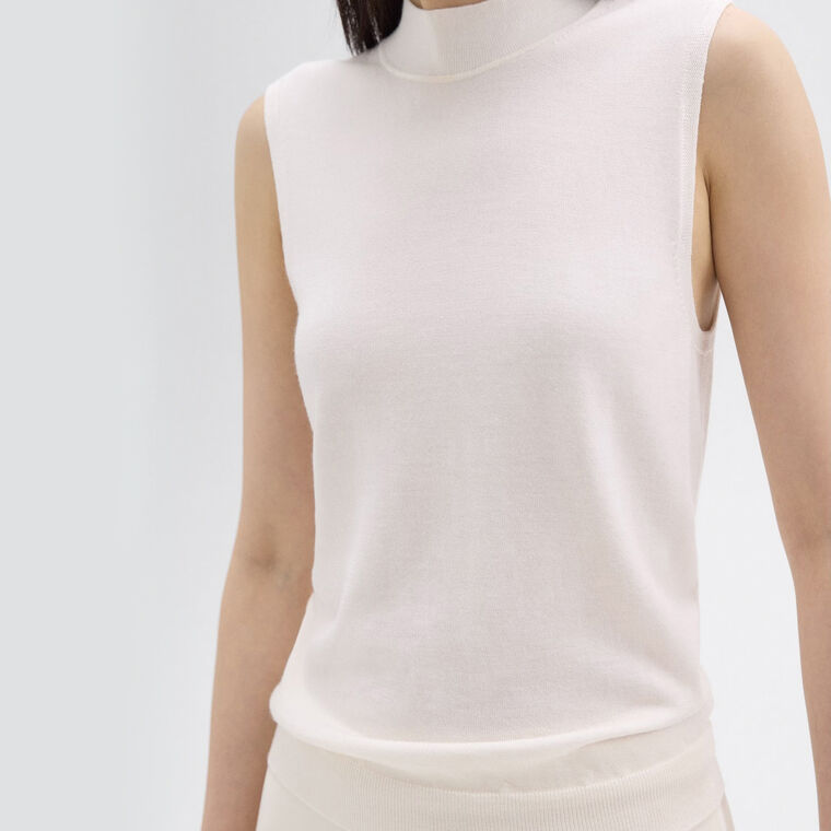 Mock Neck Sweater Shell image number null
