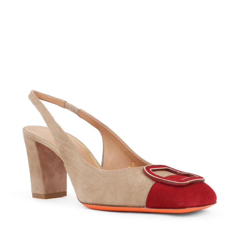 New Marta Two Tone Slingback  image number null