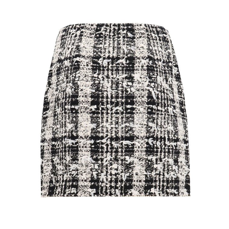 Dune Tweed Mini Pencil Skirt image number null