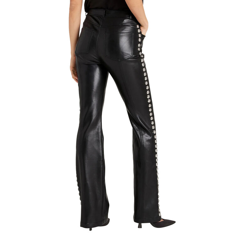 Shailene Studded Vegan Leather Pant image number null