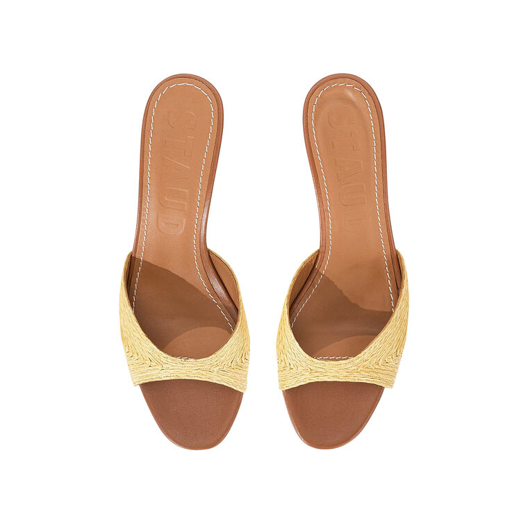 Brigitte Woven Satin Mule image number null