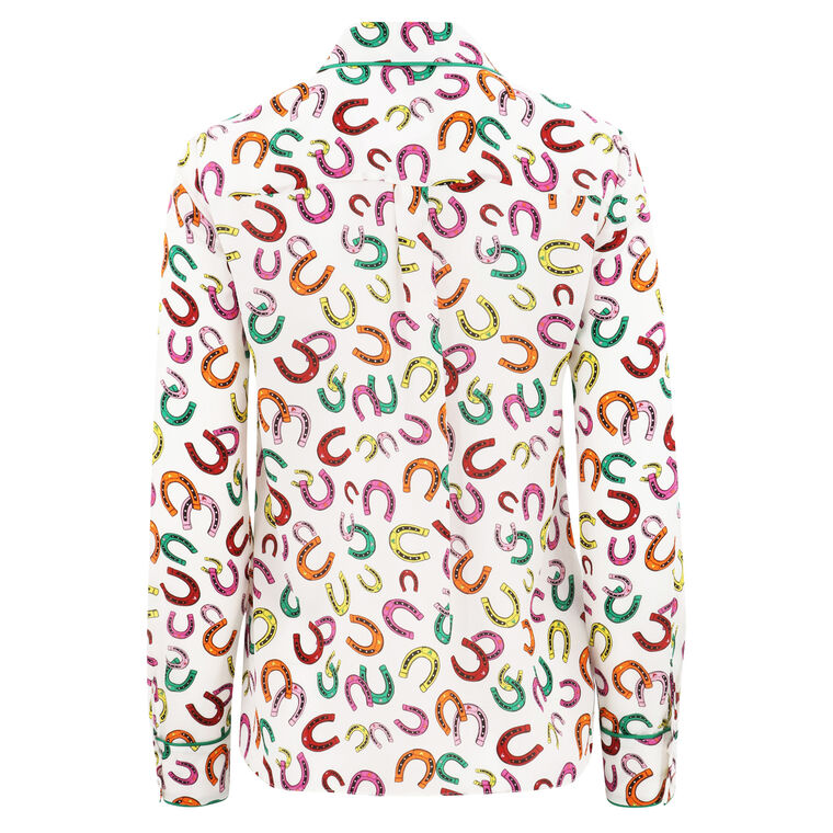 Willa Horse Shoe Print Top image number null