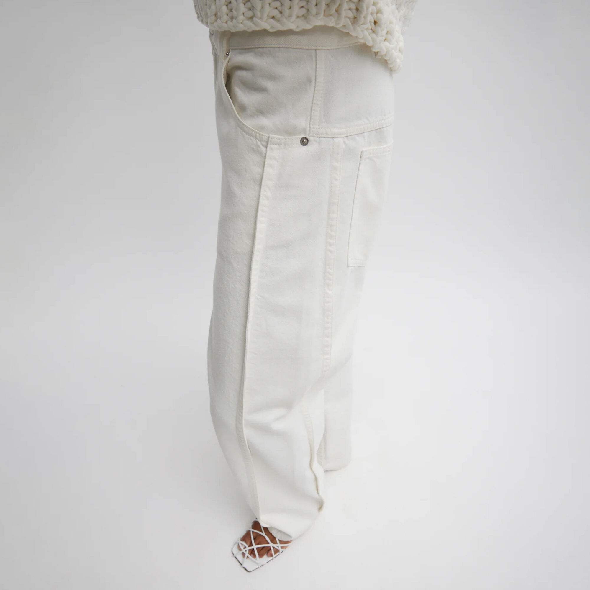 Spring Denim Tuck Jean