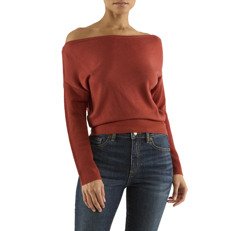 Chance Merino Off-The-Shoulder Sweater image number null