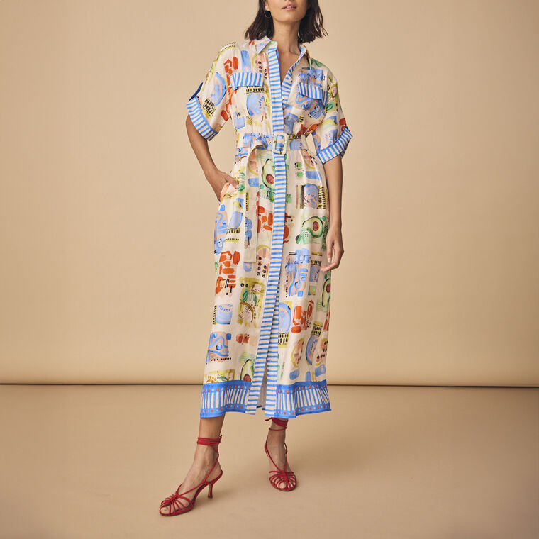 Charlotte Printed Dress image number null