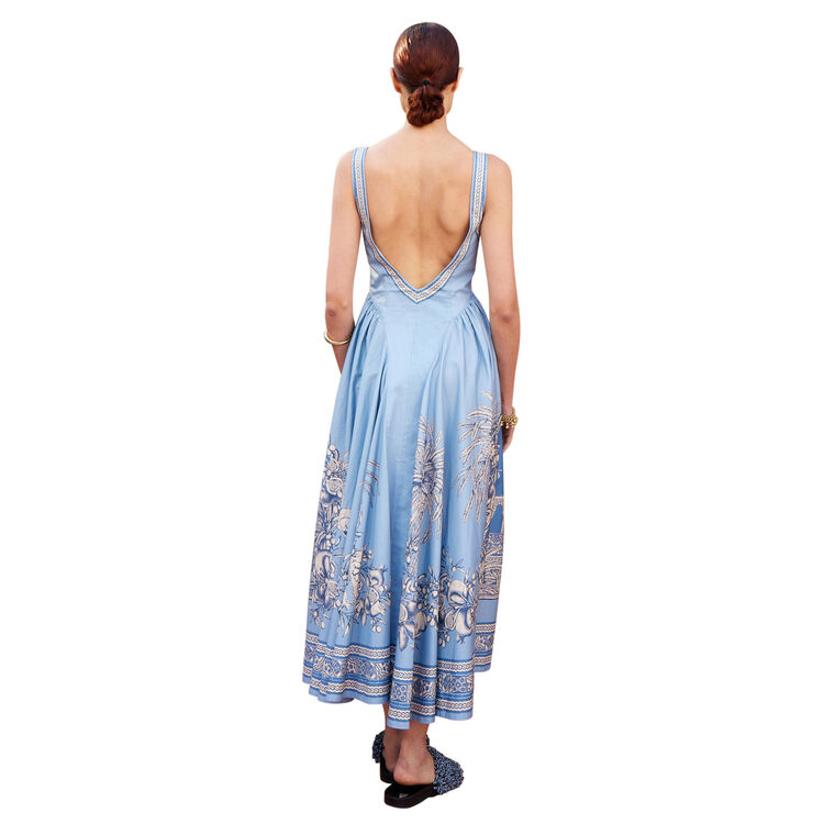 Villa Romantica Sleeveless Midi Dress image number null