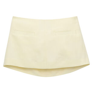Summer Cruise Technical Linen Mini Skirt