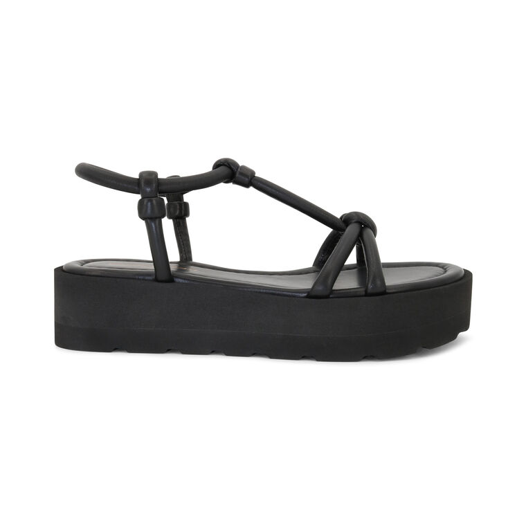 Marine Leather Flatform Sandal image number null