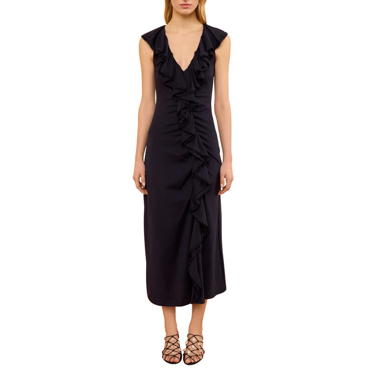 Chiara Cotton Ruffle Dress image number null