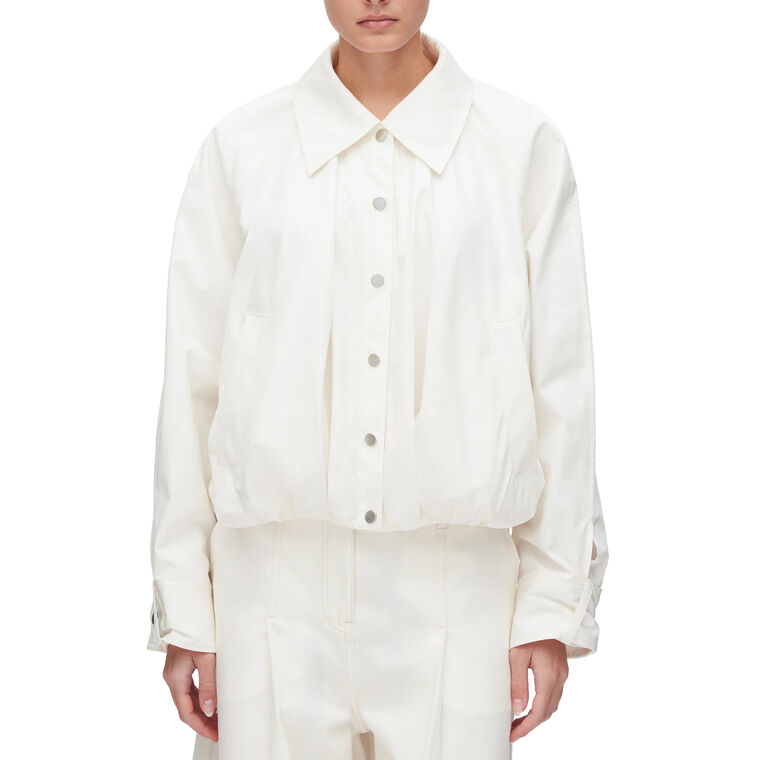 Snap Front Blouson Bomber Jacket image number null