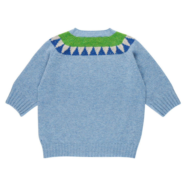 Otta Short Sleeve Fair Isle Sweater image number null