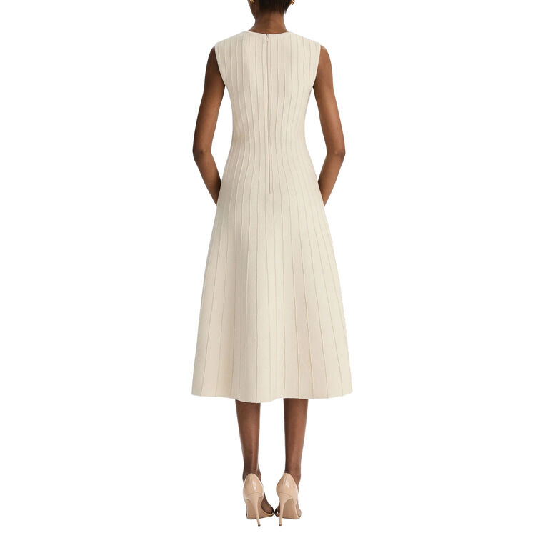 Ottoman Knit Dress image number null