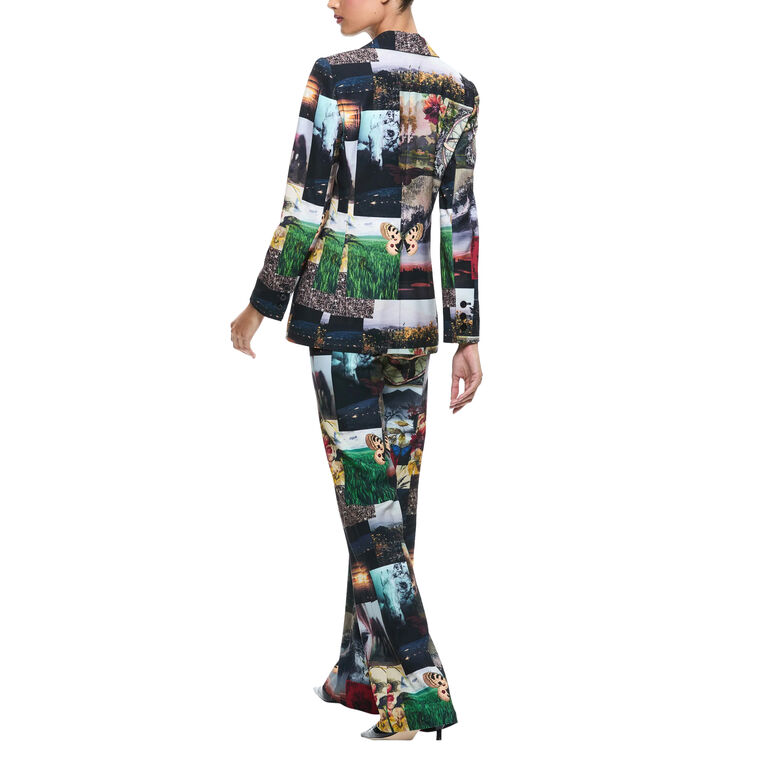 Macey Notch Collar Fitted Blazer image number null