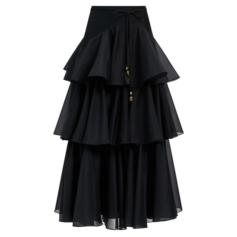 Radiate Pleated Maxi Skirt image number null