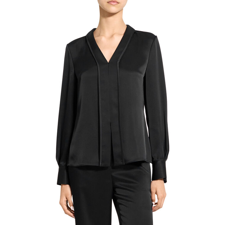 Long Sleeve Center Seam Blouse image number null