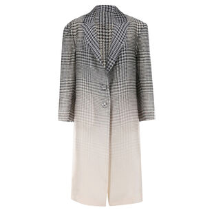 Dissolving Full Printed Organza Overcoat