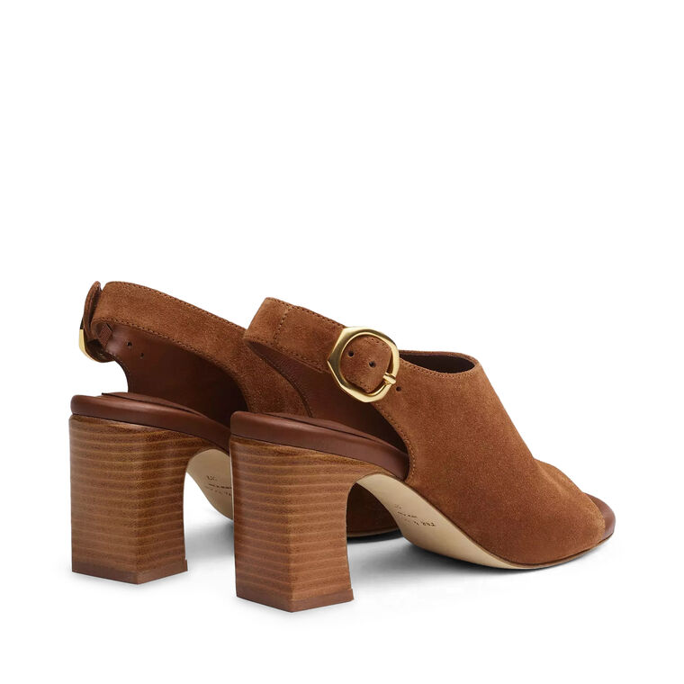 Gigi Italian Suede Sandals image number null