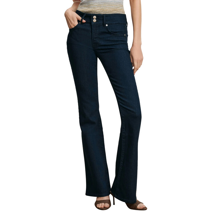 Beverly Mid Rise Skinny Flare Jean image number null