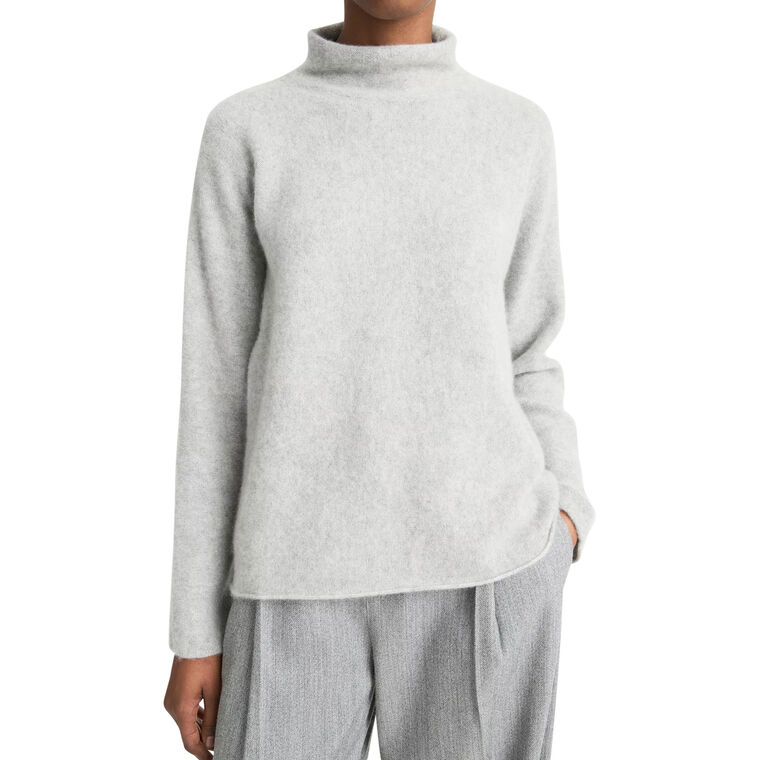 Cashmere Boxy Turtleneck Sweater image number null