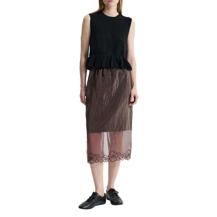 Bria Liquid Myrtia Midi Skirt image number null