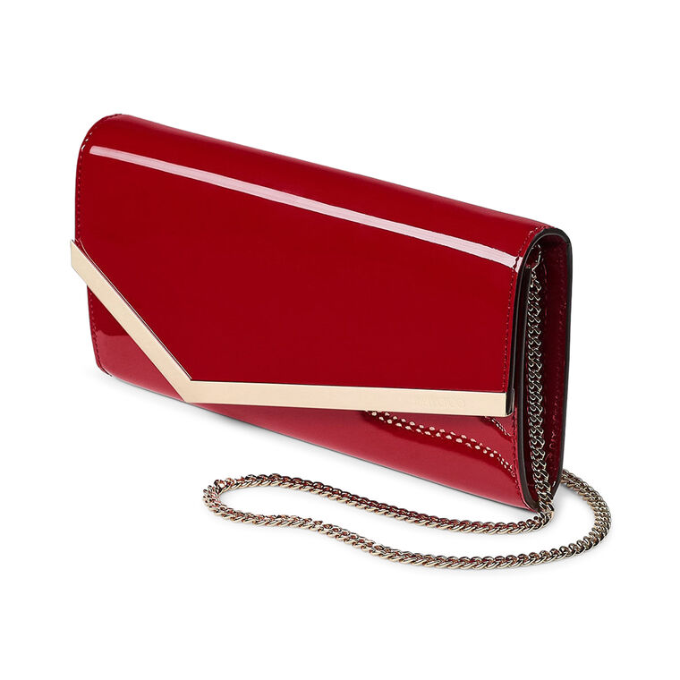 Emmie Patent Leather Clutch image number null