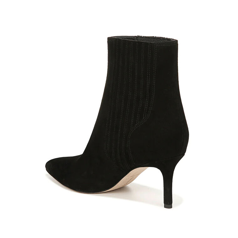 Lisa Suede Mid-Heel Bootie image number null
