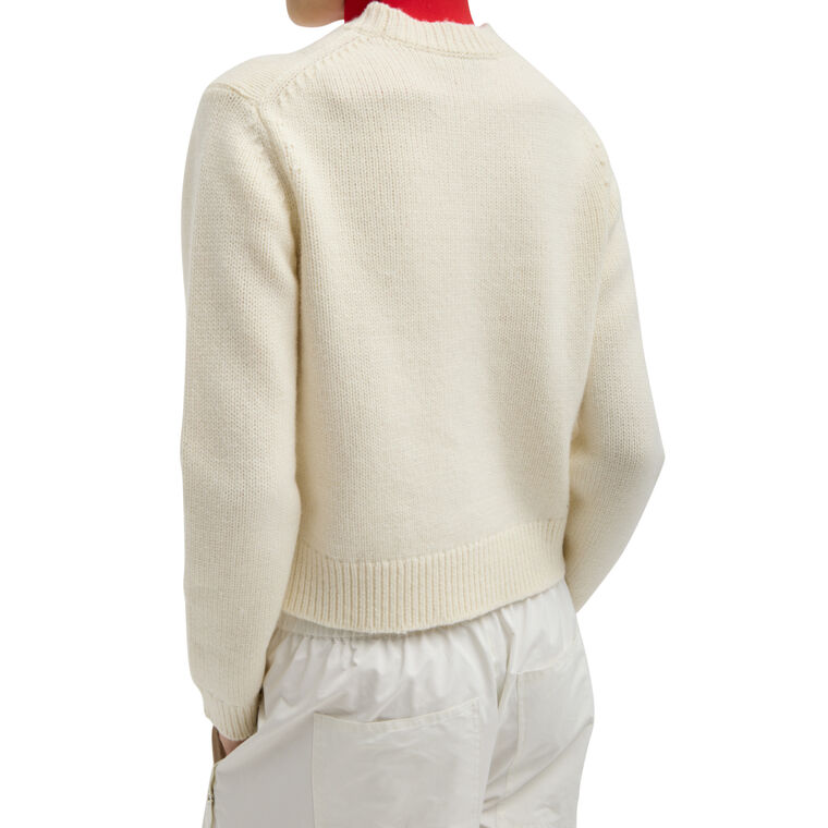Soft Wool Ski Shrunken Sweater image number null