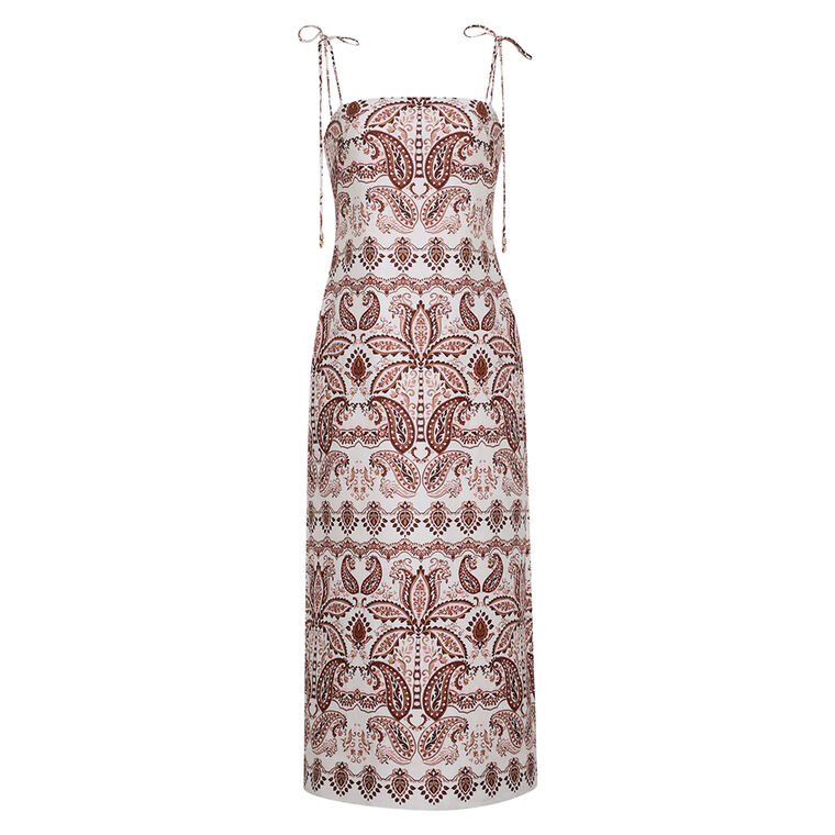 Chelsea Sleeveless Column Midi Dress image number null