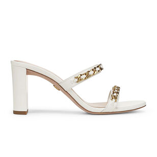 Gretchen Double Strap Chain Link Slide Sandal