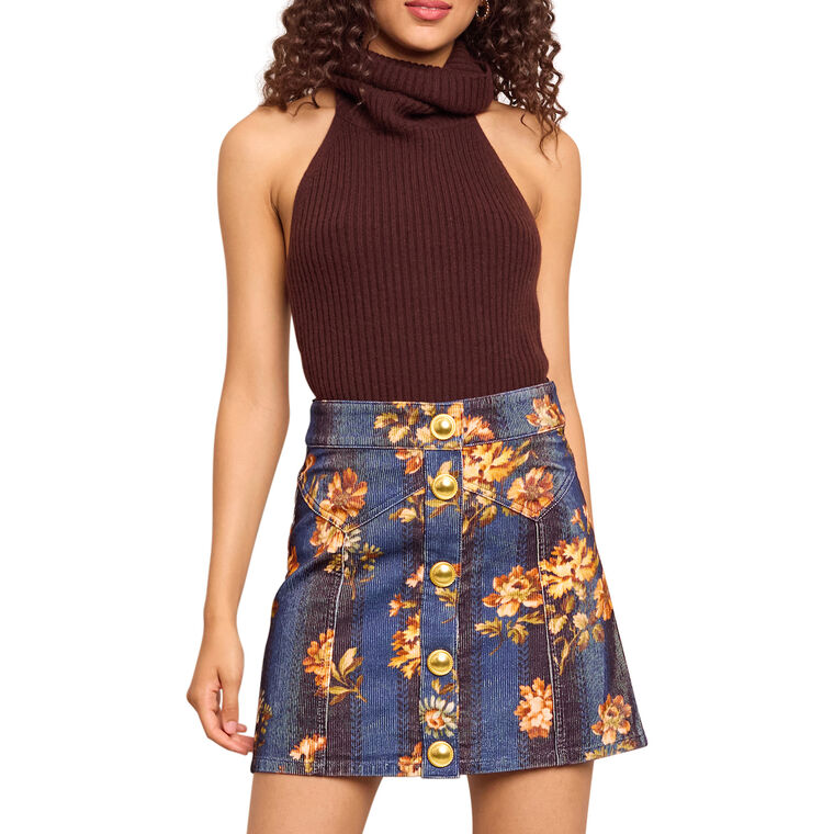Samson Sleeveless Ribbed Turtleneck Top image number null