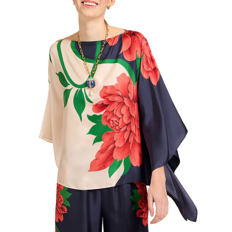 Foulard Square Silk Top image number null