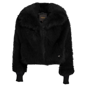 Sawyer Cropped Faux Fur Coat