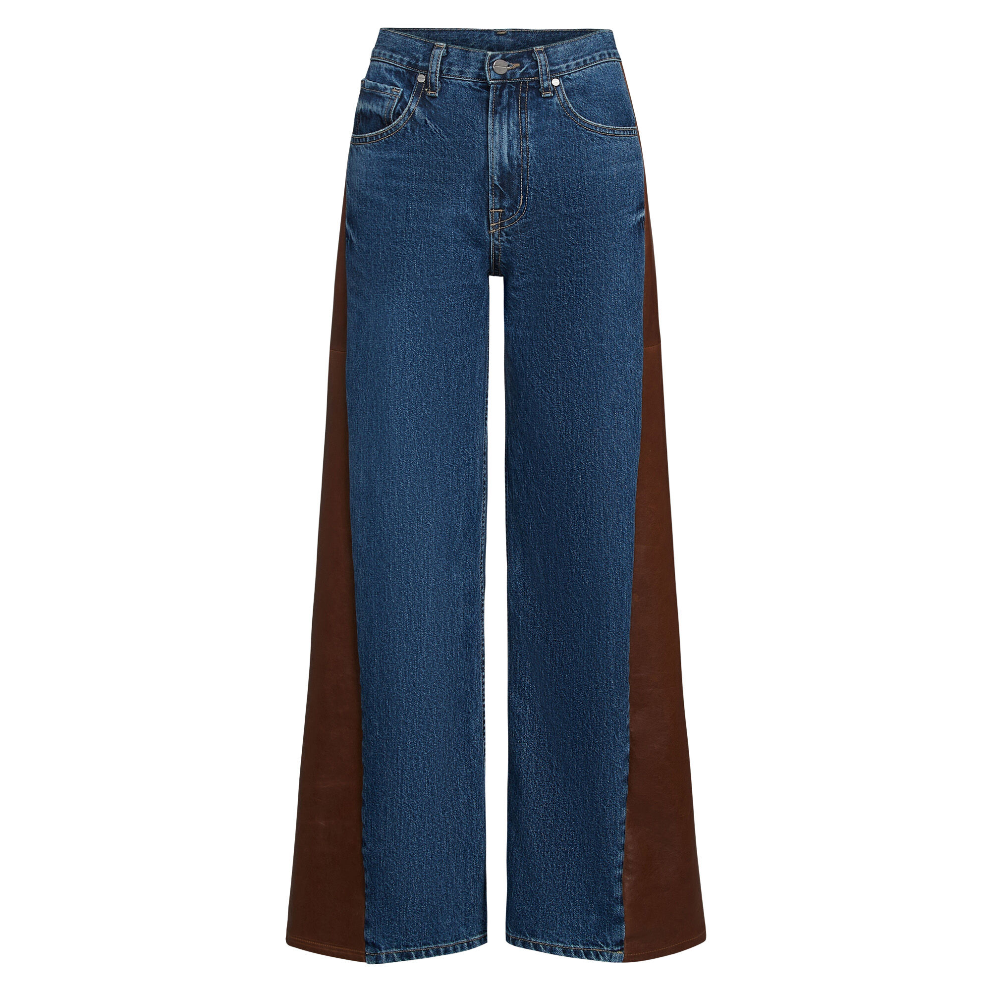 パンツ Laser Processed Denim WideLeg BuggyPants a0c0c09b-fe6b-419b-b5df-