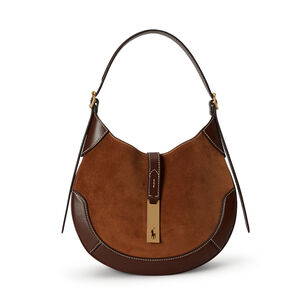 Polo ID Italian Suede Small Shoulder Bag