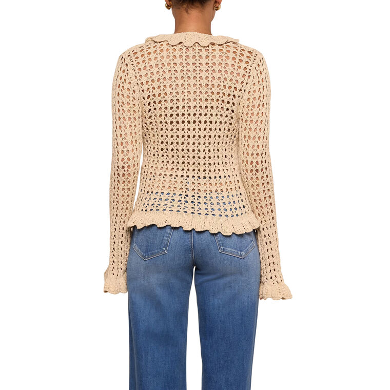 Solaris Long Sleeve Open Stitch Cardigan image number null