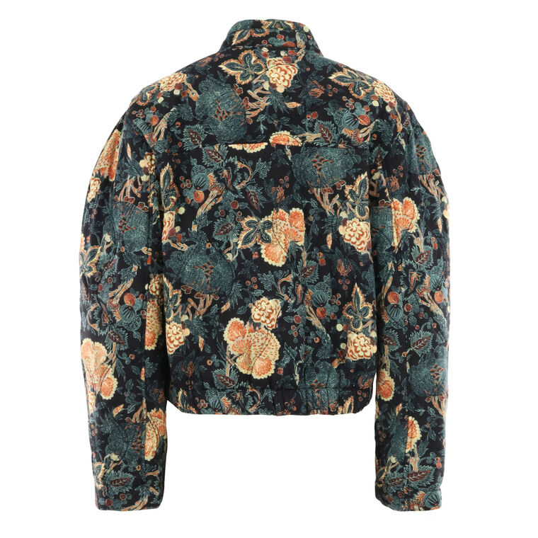 Lavinia Silk Quilted Bomber Jacket image number null
