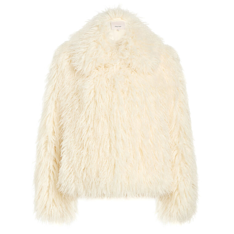 Geraldine Faux Fur Coat image number null