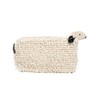 Dolly Beaded Sheep Clutch