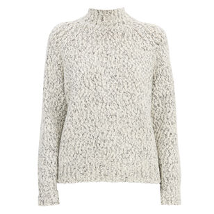 Italian Marled Wool-Blend Turtleneck Sweater