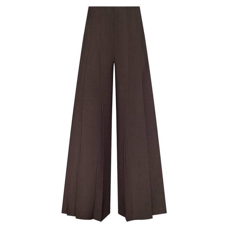 Nova Pleated Wide-Leg Pant image number null