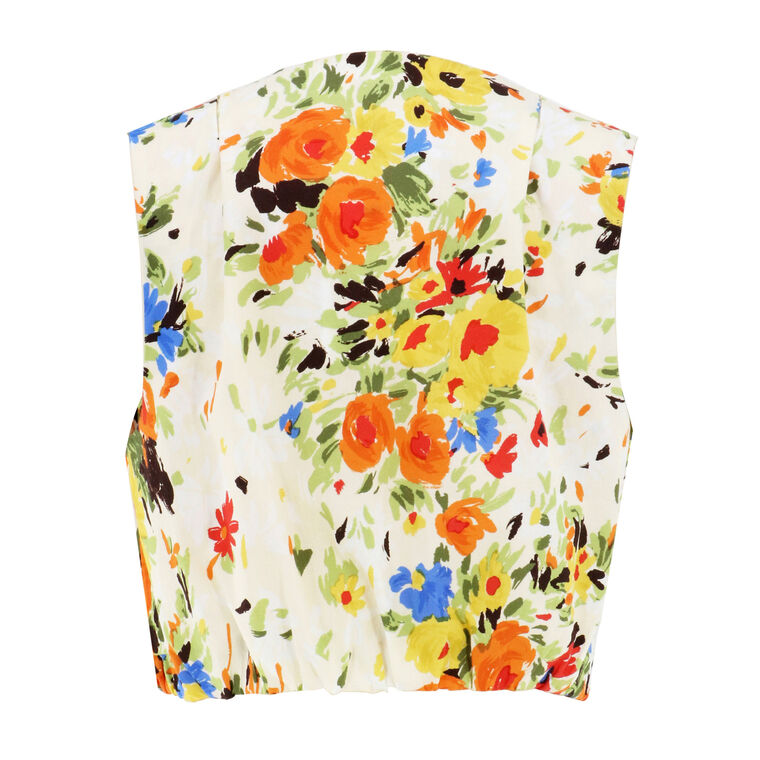 Brooklyn Cropped Floral Top image number null